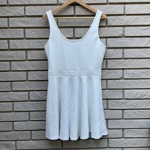 Honey Punch Mini Dress Off White M